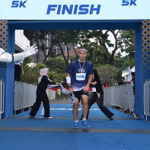 Race photo from KEMLU RUN 2026