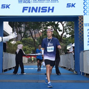 Race photo from KEMLU RUN 2026