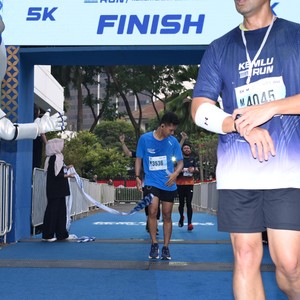 Race photo from KEMLU RUN 2026