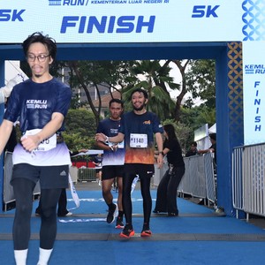Race photo from KEMLU RUN 2026