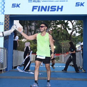 Race photo from KEMLU RUN 2026