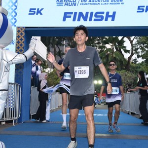 Race photo from KEMLU RUN 2026