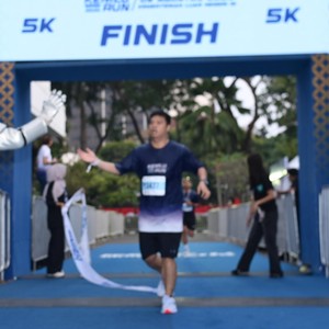 Race photo from KEMLU RUN 2026