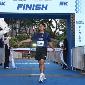 Race photo from KEMLU RUN 2026