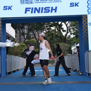Race photo from KEMLU RUN 2026
