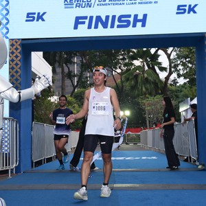 Race photo from KEMLU RUN 2026