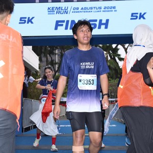 Race photo from KEMLU RUN 2026