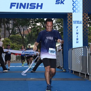 Race photo from KEMLU RUN 2026