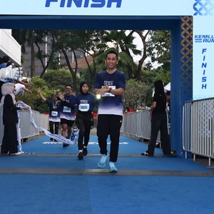 Race photo from KEMLU RUN 2026