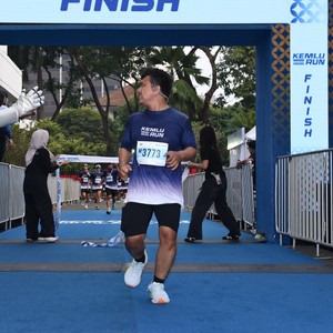 Race photo from KEMLU RUN 2026