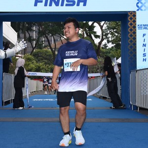 Race photo from KEMLU RUN 2026