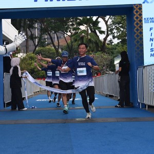 Race photo from KEMLU RUN 2026