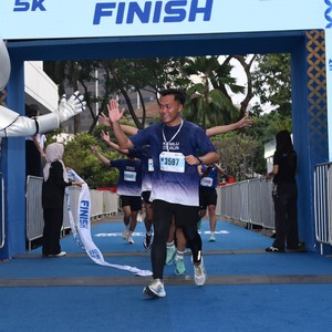 Race photo from KEMLU RUN 2026