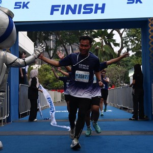 Race photo from KEMLU RUN 2026