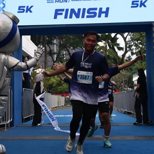 Race photo from KEMLU RUN 2026