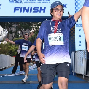 Race photo from KEMLU RUN 2026