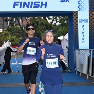 Race photo from KEMLU RUN 2026