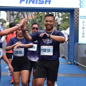 Race photo from KEMLU RUN 2026