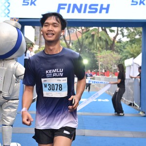 Race photo from KEMLU RUN 2026