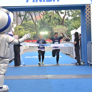 Race photo from KEMLU RUN 2026
