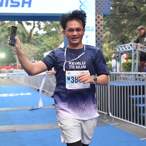Race photo from KEMLU RUN 2026