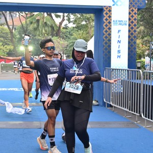 Race photo from KEMLU RUN 2026