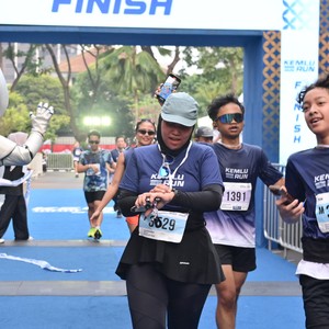 Race photo from KEMLU RUN 2026