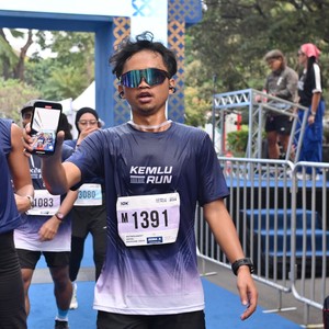 Race photo from KEMLU RUN 2026