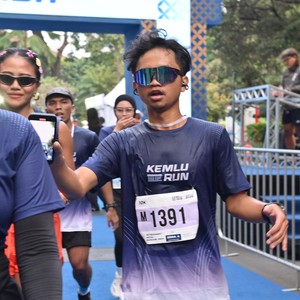 Race photo from KEMLU RUN 2026