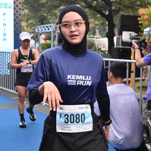 Race photo from KEMLU RUN 2026