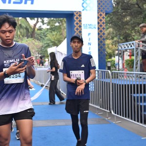 Race photo from KEMLU RUN 2026