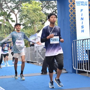 Race photo from KEMLU RUN 2026