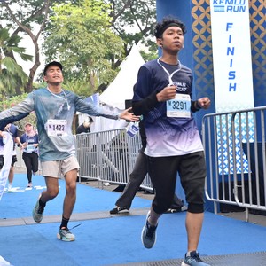 Race photo from KEMLU RUN 2026