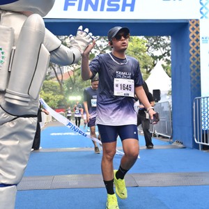 Race photo from KEMLU RUN 2026