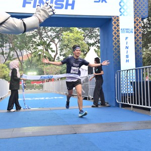Race photo from KEMLU RUN 2026