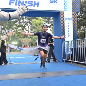 Race photo from KEMLU RUN 2026