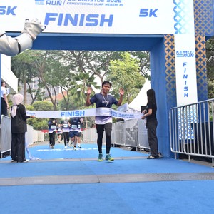 Race photo from KEMLU RUN 2026