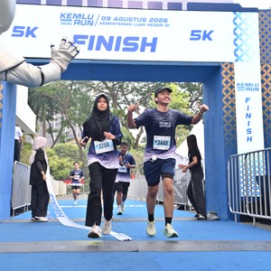 Race photo from KEMLU RUN 2026