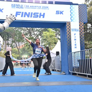 Race photo from KEMLU RUN 2026