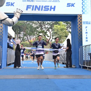 Race photo from KEMLU RUN 2026