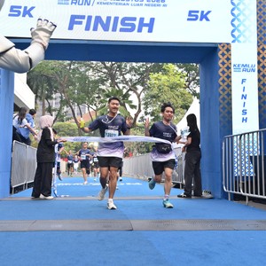 Race photo from KEMLU RUN 2026