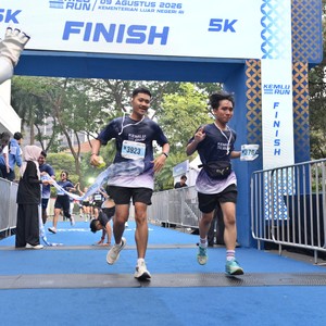 Race photo from KEMLU RUN 2026