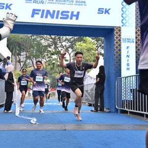 Race photo from KEMLU RUN 2026