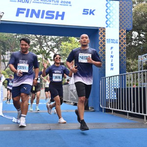 Race photo from KEMLU RUN 2026