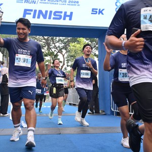 Race photo from KEMLU RUN 2026