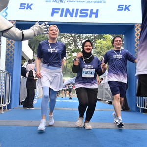 Race photo from KEMLU RUN 2026