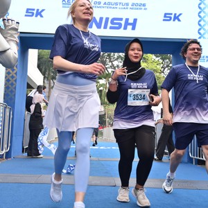 Race photo from KEMLU RUN 2026