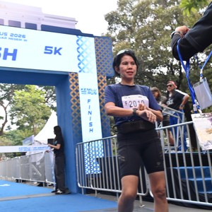 Race photo from KEMLU RUN 2026