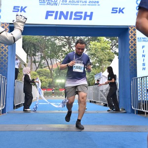 Race photo from KEMLU RUN 2026