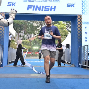 Race photo from KEMLU RUN 2026